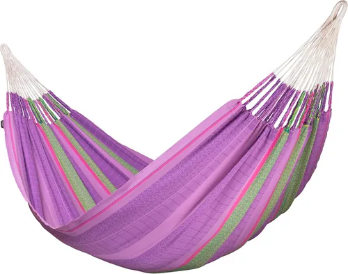 LA SIESTA Flora Blossom - Hamaca clásica familiar de algodón orgánico, tamaño King