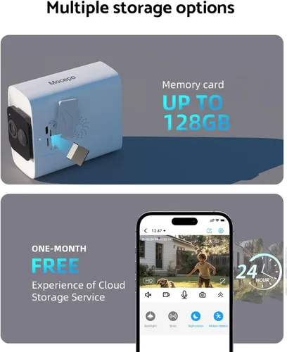 Miniatura 6 de Cámaras de seguridad solares inalámbricas para exteriores 4MP -2.4G y 5G Cámara solar inalámbrica para exteriores, cámaras para seguridad
