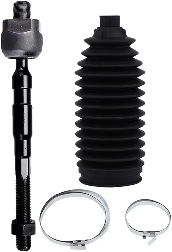 Miniatura 8 de SCITOO Juego de 2 piezas de dirección delantera Kit interior de barra de acoplamiento y botas de piñón con fuelle para Nissan Altima