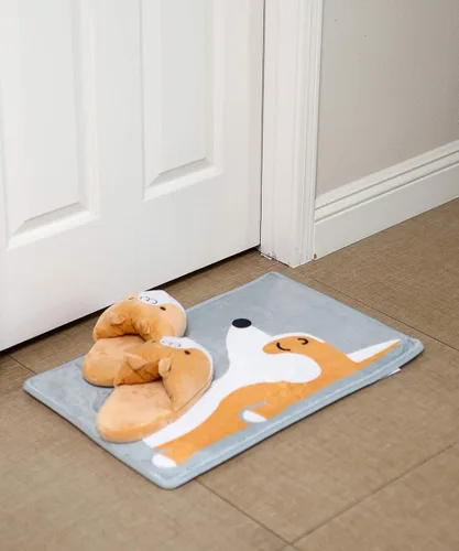 Miniatura 9 de Nayothecorgi Pantuflas Corgi suaves - Talla única, Naranja