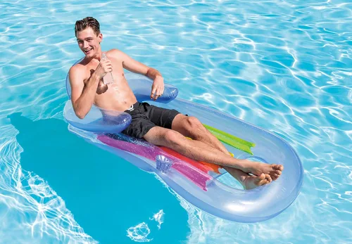 Miniatura 6 de Intex King Kool Inflatable Lounge, 63" X 33.5", 1 Pack (Colors May Vary)