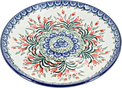 Miniatura 36 de Blue Rose - Plato de postre Blue Alyce - 7.75 pulgadas de diámetro - Hermoso plato para pasteles, aperitivos o aperitivos