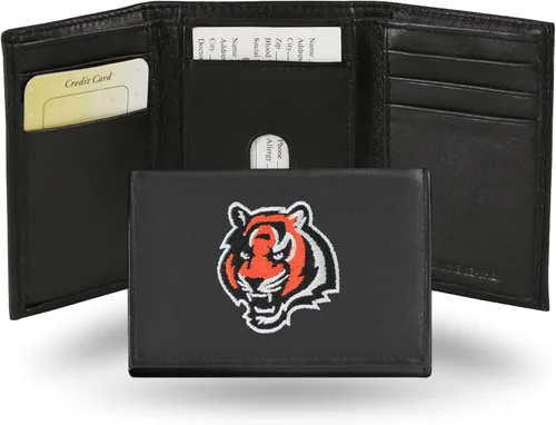 Miniatura 18 de Rico Industries NFL Football Embroidered Tri-fold Wallet
