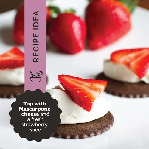 Miniatura 3 de Dewey's Bakery Brownie Crisp Moravian Cookie Thins, panadería fresca con ingredientes simples reales, aperitivo bajo en calorías, sin sabores
