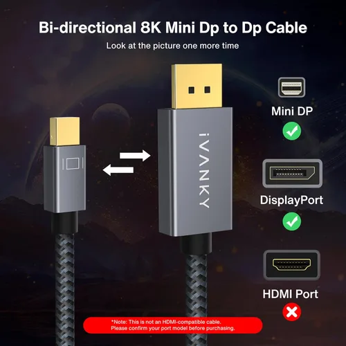 Miniatura 2 de Cable mini DisplayPort a DisplayPort