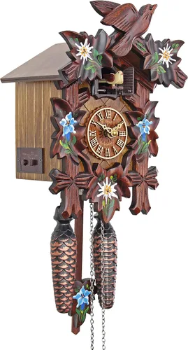 Miniatura 2 de Reloj Cuco Cuarzo - Flores Alpinas AH 40/8 QM