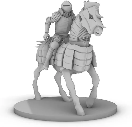 Miniatura 2 de Human Cavalier 2 Base Tabletop DND Gaming Miniature