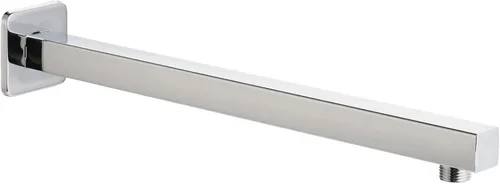 Miniatura 7 de Voolan Brazo de ducha cuadrado de 16 pulgadas con brida y cinta de teflón, brazo de extensión para cabezal de ducha fijo de baño, acero inoxidable