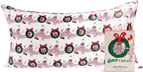 Miniatura 29 de Lisa Frank x Kitsch - Funda de almohada de satén con cremallera para cabello y piel, más suave que las fundas de almohada de seda, funda de almohada