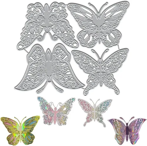 Miniatura 8 de Plantillas de plantillas de metal para decoración de tarjetas y álbumes de recortes, 1 unidad