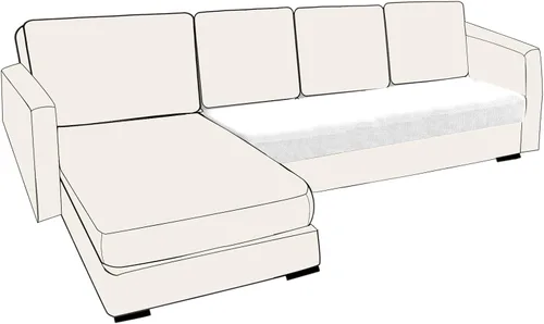 Miniatura 15 de UNBBRRL Fundas de cojín de asiento para sofá, elásticas, funda de cojín individual para sofá, fundas de cojín para sofá, fundas de héroe protegen