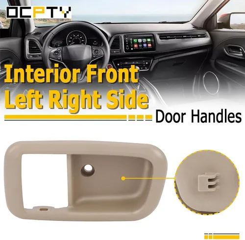 OCPTY Manijas de puerta interiores delanteras del conductor izquierdo del pasajero lado derecho de repuesto para Toyota Tundra 2000-2006 para Toyota