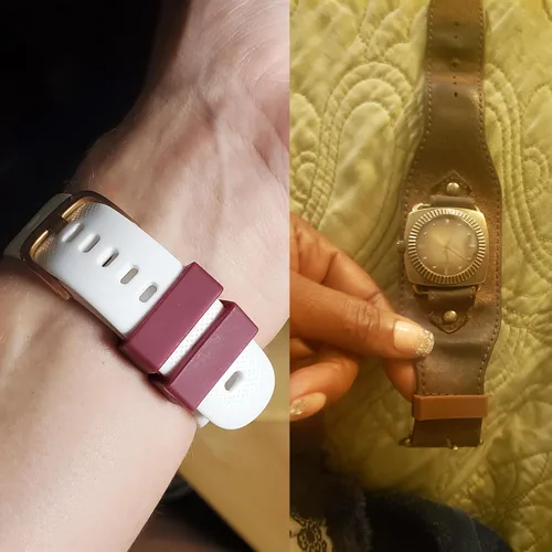 Miniatura 67 de Honbay 4 correas de reloj de repuesto de goma de 0.78 pulgadas (0.787 in)