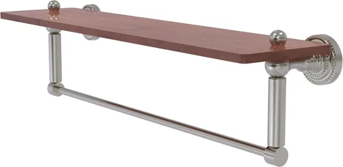 Miniatura 21 de Allied Brass DT-1TB-16-IRW Dottingham Collection - Toallero integrado de madera IPE de 16 pulgadas, color bronce antiguo