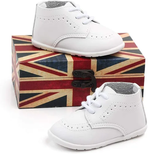 Miniatura 6 de Quernn Mocasines de bebé para niños y niñas prewalker mocasín zapatos de cuna