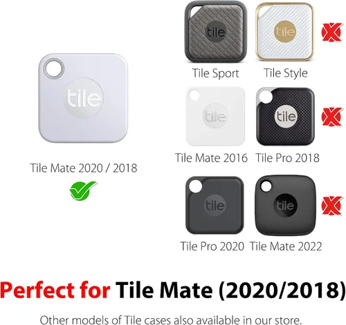 Miniatura 3 de Soporte de silicona para collar de perro para Tile Mate 2020 y 2018, paquete de 2 fundas protectoras para mascotas, perros y gatos