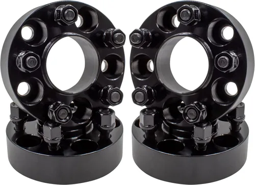Miniatura 14 de Wheel Accessories Parts 2 adaptadores de espaciadores de rueda centrados en buje 5 en 4.528 in 0.197x4.528 in 1.00 pulgadas de grosor 2.815 in buje