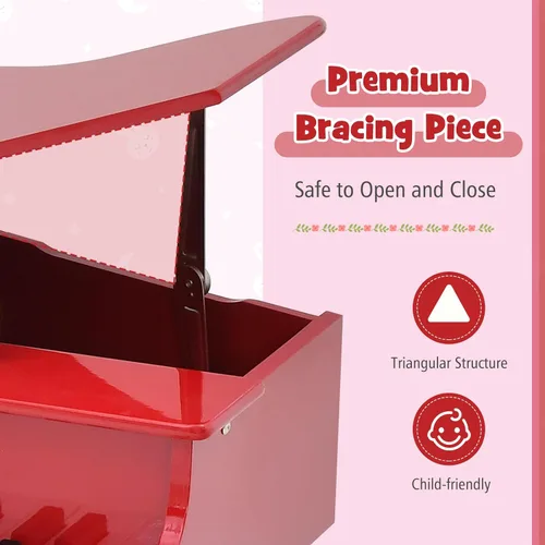 Miniatura 5 de Costzon Piano Clásico para Niños, Piano de Madera de 30 Teclas con Soporte para Partituras y Asiento, Mini Juguete Musical para Niños, Ideal