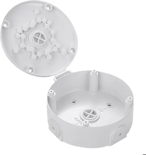 Miniatura 8 de Soporte universal para cámara de seguridad, soporte de caja de conexiones abatible, base de cámara IP de plástico impermeable, soporte de cable