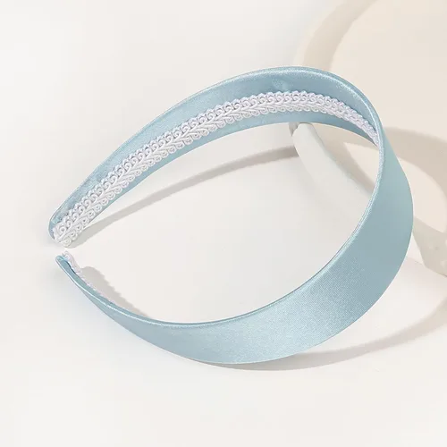 Miniatura 6 de Ivyu Diadema Azul Cenicienta - Azul Claro Teal, Diadema Ancha Gruesa para Mujeres y Niñas, Estilo de los 70