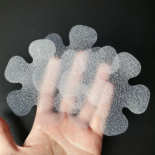 Miniatura 5 de SANKEMU Adhesivos transparentes antideslizantes para bañera, 20 tiras de seguridad para bañera, apliques que evitan que se resbalen los agarres