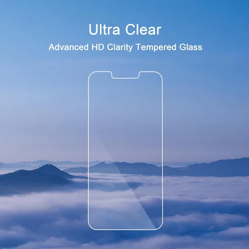 Miniatura 4 de Ailun Protector de pantalla para iPhone 16e / iPhone 14 / iPhone 13 / iPhone 13 Pro [6.1 pulgadas] pantalla de vidrio templado, paquete de 3