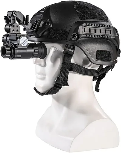 Miniatura 7 de Telescopio de visión nocturna de alta definición montado en el casco, 1 zoom óptico/digital 3x, visión nocturna de patrulla diurna y nocturna