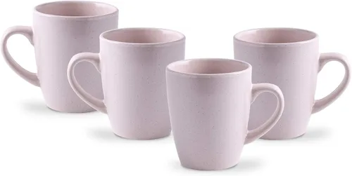 Miniatura 23 de Stone Lain Juego de platos de gres, 4 tazas, Tina - Azul y gris