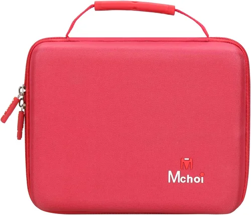 Miniatura 4 de Funda de almacenamiento Mchoi para 20 autos HotWheels, organizador de autos de juguete para el almacenamiento de tus autos Matchbox, rojo, solo