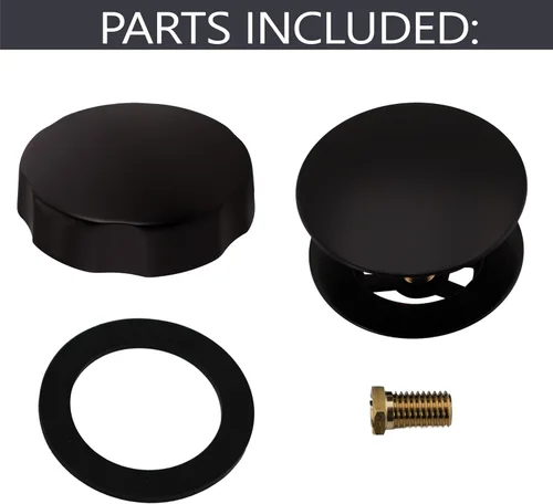 Miniatura 2 de Westbrass D50TE-12A - Moldura de repuesto estándar de 1-1/2 pulgadas para ensamblajes de desagüe de baño de accionamiento por cable, bronce antiguo