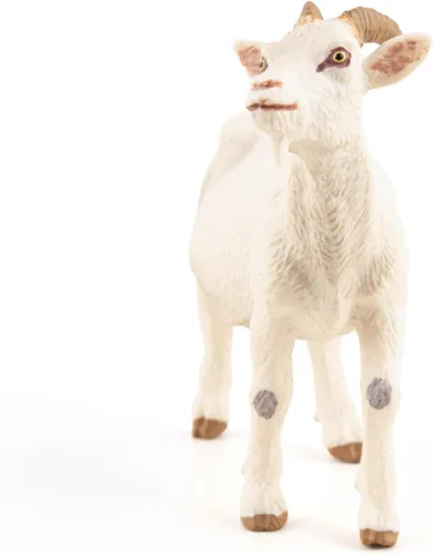 Miniatura 2 de Papo - Figura realista de cabra blanca - A partir de 3 años - Colección Farm Life - Animales educativos de granja - Juguete de idea de regalo