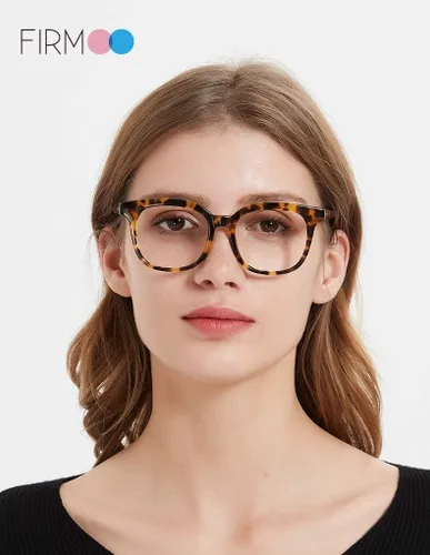 Miniatura 3 de Firmoo Gafas de bloqueo de luz azul para mujeres/hombres, filtro antirreflejo, gafas de juego de computadora de rayos azules para pantallas, 1.25x