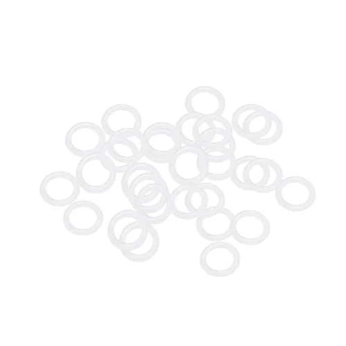 Uxcell - Aros de silicona, 8 mm de diámetro exterior, 5 mm de diámetro interior, 1.5 mm de ancho, junta de sellado VMQ para válvulas de compresor y