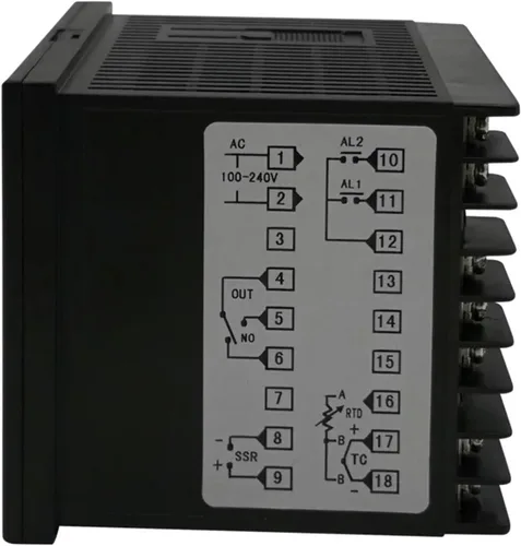 Miniatura 3 de Digital PID Temperature Controller Max Measuring temperatur 1372ºC thermocouple Input Relay Output Dual Display for Celsius(C)