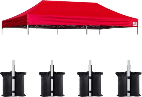 Miniatura 40 de Eurmax USA toldo desplegable de repuesto, cubierta superior para tienda de campaña, armado instantáneo, solo la cubierta superior, 4 bolsas