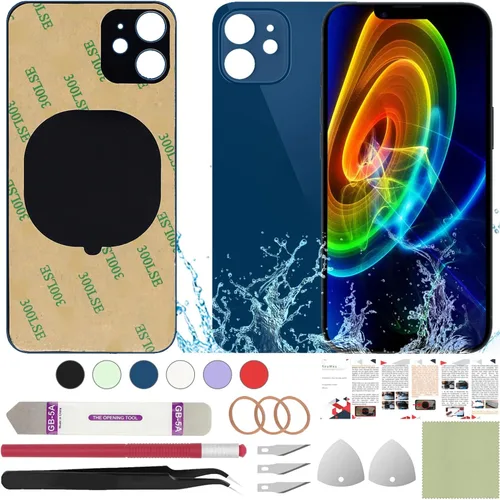 Miniatura 31 de Funda trasera de repuesto compatible con iPhone 8 de 4.7" + Herramientas profesionales (Gris espacial)