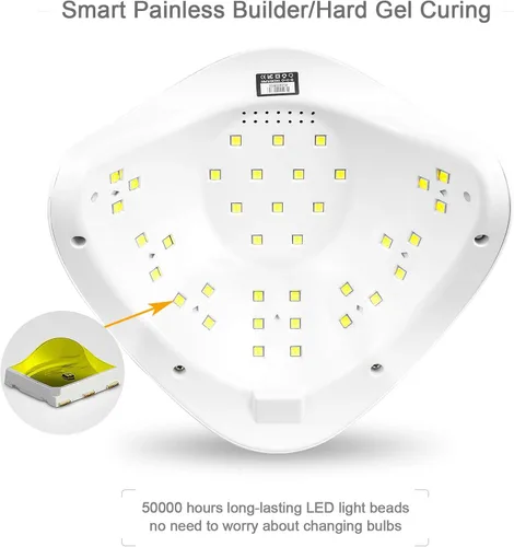 Miniatura 3 de SUNUV SUN5 Plus - Lámpara de uñas UV, guantes de luz UV para secador de uñas de gel para lámpara de esmalte de uñas de gel con sensor automático