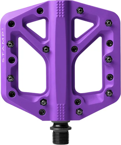 Miniatura 42 de Crankbrothers Stamp Pedales Planos MTB - Pedales de Bicicleta Ligeros, Versátiles y Duraderos de Tamaño Específico Púrpura