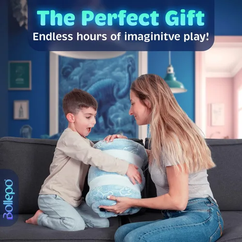 Miniatura 4 de Saco de dormir para niños y niñas, brilla en la oscuridad para mayores de 3 años, grande con bolsillo para almohada, manta extra suave para niños