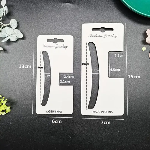 Miniatura 5 de 100 pinzas para el cabello con tarjetas de exhibición, tarjetas de embalaje de horquilla, soportes para accesorios para el cabello, cartón de papel