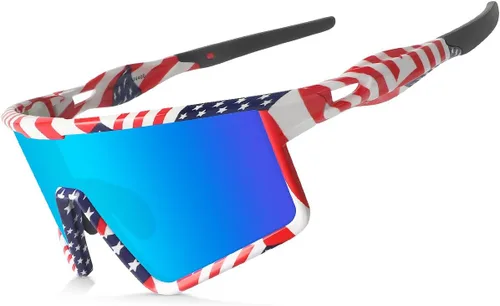 Miniatura 11 de Gafas de sol para ciclismo para hombres y mujeres, lentes de sol deportivos con protección UV para correr, lentes de sol para béisbol, ciclismo