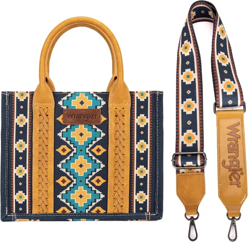 Miniatura 3 de Wrangler Aztec Tote Bag for Women Boho Shoulder Purses and Handbags