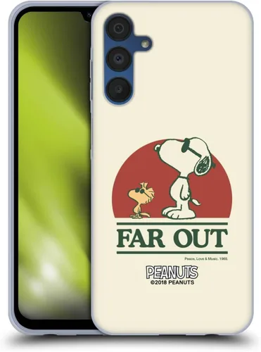 Miniatura 442 de Head Case Designs Funda de gel Woodstock 50th con licencia oficial de Peanuts Snoopy Guitar 1969 [protección de grado militar] compatible