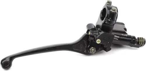Miniatura 3 de Ensamble de cilindro maestro de freno de motocicleta mokuo para lado izquierdo con palanca de freno, agujero para retrovisor de 8 mm y manillar