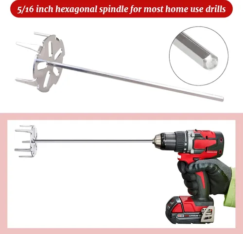 Miniatura 4 de Herramienta extractora de cerdo de 3 pulgadas, trituradora de cerdo de acero inoxidable 304 utilizada con taladro manual estándar, trituradora