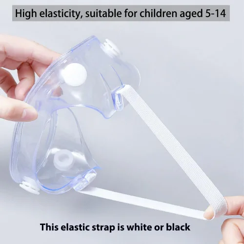 Miniatura 6 de Gafas de seguridad para niños, lentes de policarbonato ligero y marco de PVC, unisex, 7 piezas