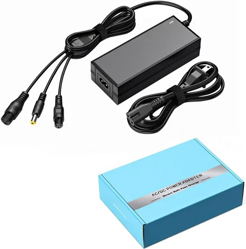 Miniatura 6 de Cargador de repuesto 36V/42V2A, 3 en 1 (0.217 in x 0.098 in / 0.083 in universal) y puerto hembra de 3 garras (0.472 in/0.315 in), compatible