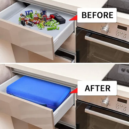 Miniatura 6 de GWCASE Estuche organizador de baterías con probador, capacidad para más de 150 pilas AA AAA 9V C D y celdas de monedas, caja de almacenamiento