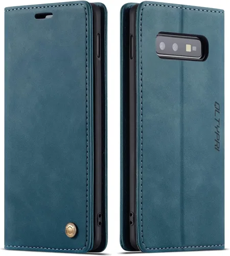 Miniatura 8 de Funda de cuero estilo cartera vintage para Samsung S