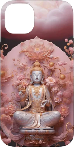 Miniatura 15 de iPhone 16 Pink Buddha - Lotus Flower - Spiritual Buddhism Buddhist Case